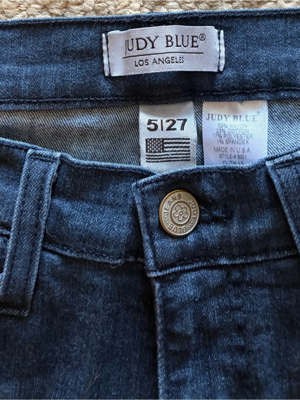 Judy Blue Women's Deep Indigo Skinny Jeans